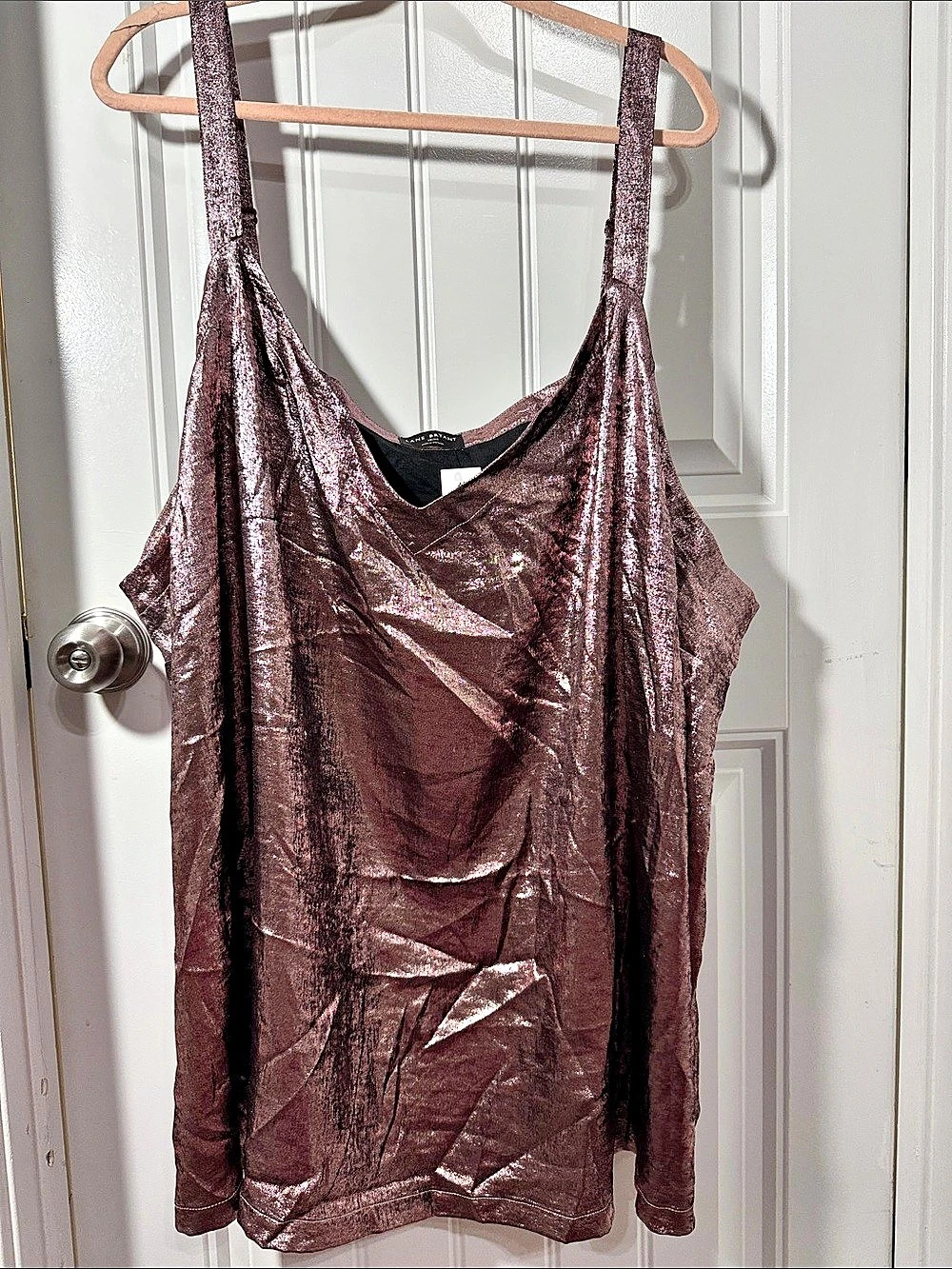 LANE BRYANT Metallic Camisole in Brown Size 38/40 NWT